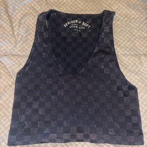 Aeropostale Seriously Soft Seamless Tank Top Small Y2K